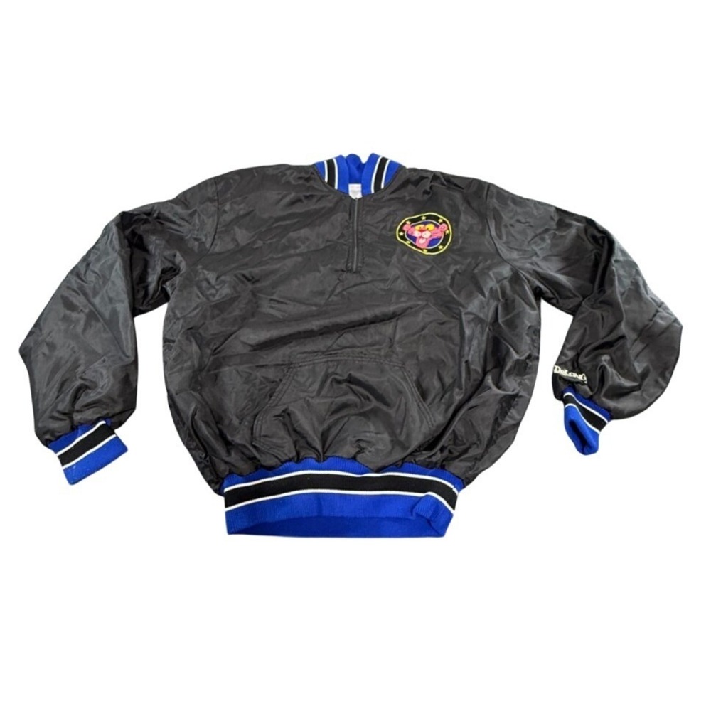 Vintage DeLong Pink Panther NHL Men's Jacket L Throwback Stitched